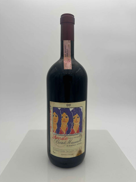 Magnum, Bartolo Mascarello, 3 Barricate, Barolo vintage 1999 , HAND - DRAWN LABEL BY BARTOLO