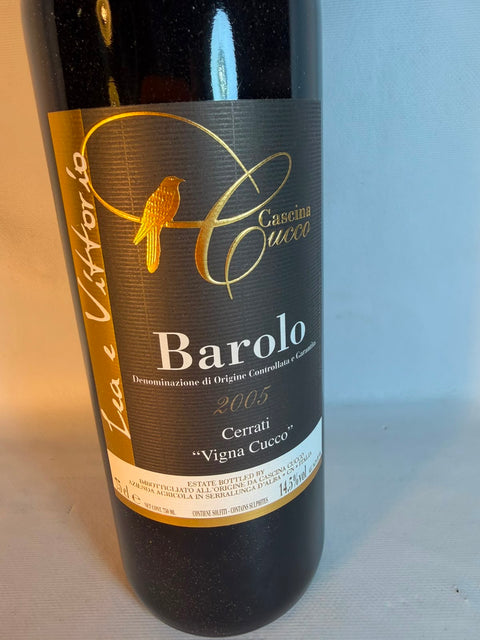 Cascina cucco, Cerrati Vigna Cucco Barolo, 2005