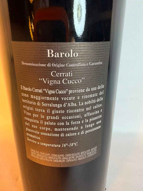 Cascina cucco, Cerrati Vigna Cucco Barolo, 2010