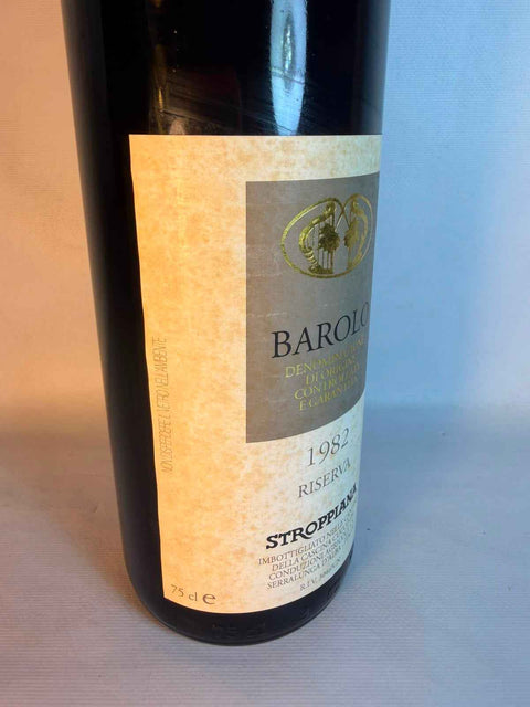 Stroppiana, Cascina cucco Barolo, Riserva 1982
