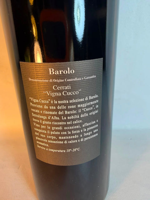 Cascina cucco, Cerrati Vigna Cucco Barolo, 2005