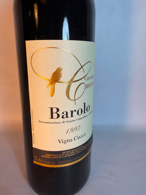 Cascina cucco, Vigna Cucco Barolo, 1997