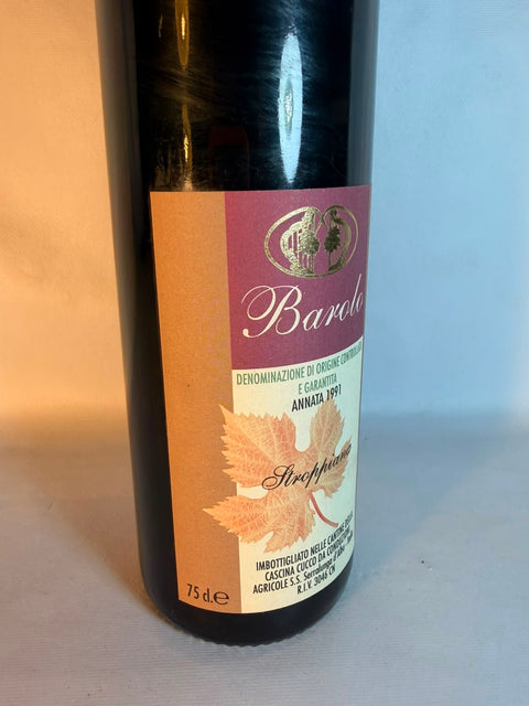 Stroppiana, Cascina cucco Barolo, 1991