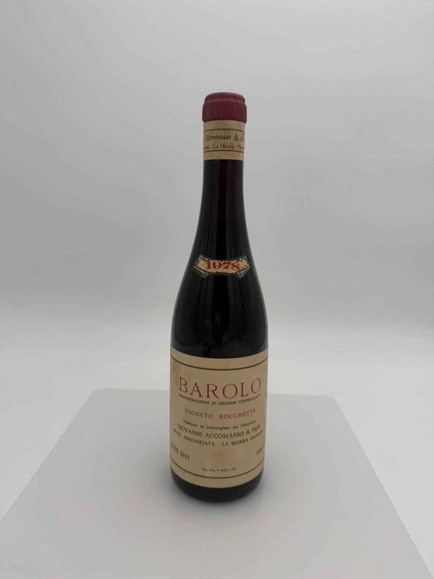 Lorenzo Accomasso, Vigneto Rocchette, Barolo 1978