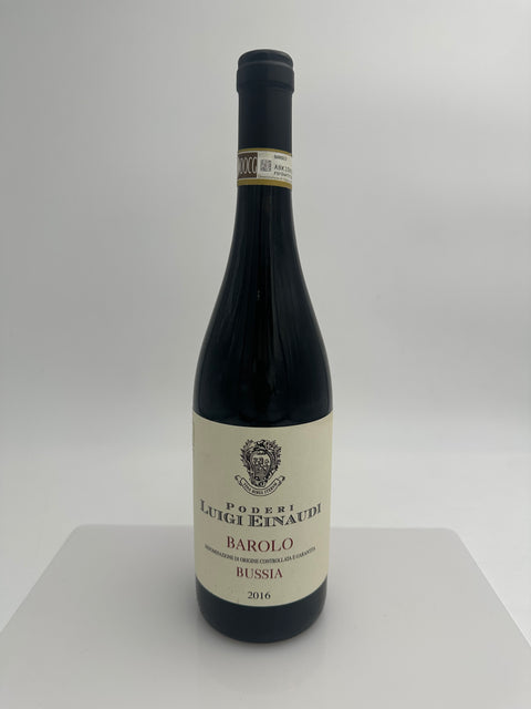 Poderi Luigi Einaudi, Barolo Bussia 2016