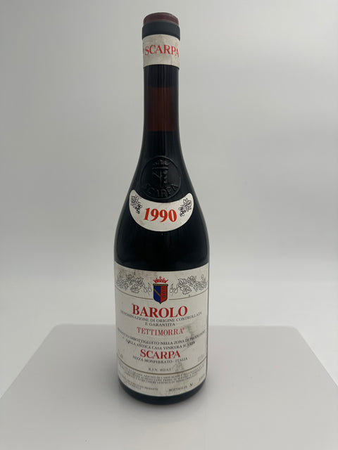Scarpa, Tettimorra Barolo 1990