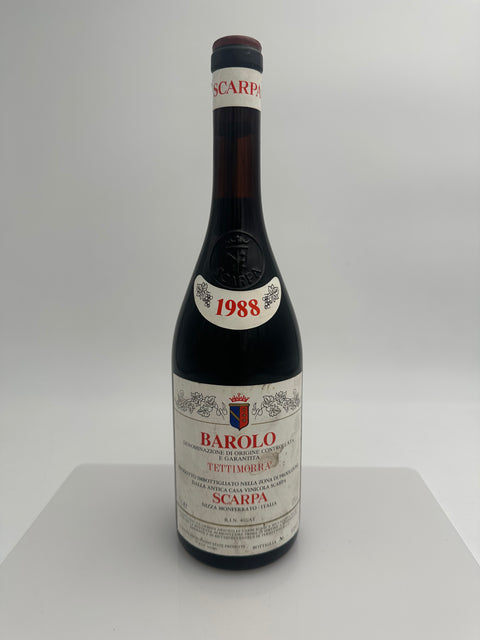 Scarpa, Tettimorra Barolo 1988