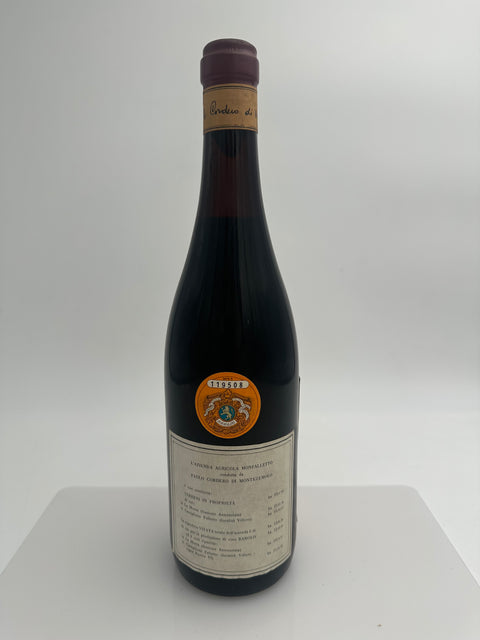 Paolo cordero Di Montezemolo, Monfalletto Barolo 1970