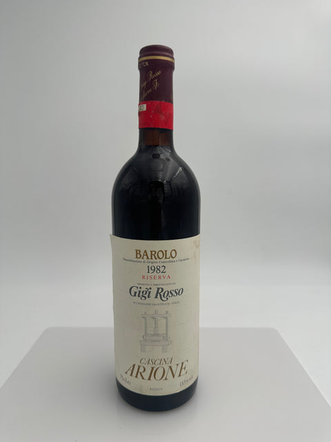 Gigi Rosso, Arione Barolo, Riserva 1982