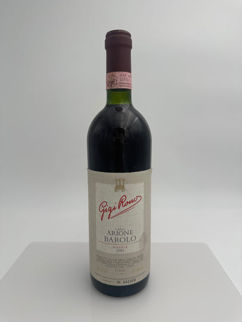 Gigi Rosso, Arione Barolo, 1985 Riserva