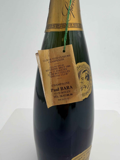 Champagne Paul Bara, Brut 1986