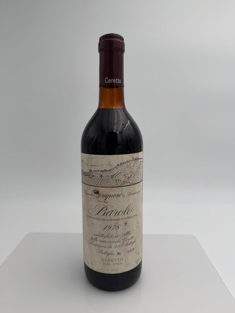 Ceretto Barolo Grignore, 1978