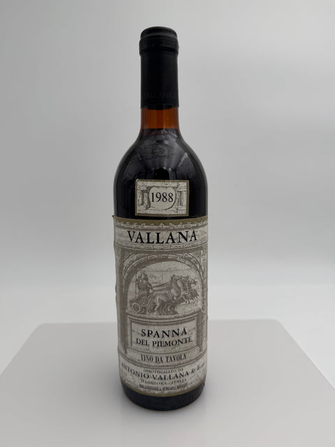 Vallana Antonio & Flli, Spanna Del Piemonte, Vallana 1988