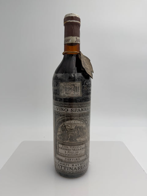 Vino Spanna, Antonio Vallana e Figlio, Campi Ravdii, 1961, Gattinara