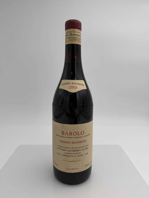 Lorenzo Accomasso, Vigneto Rocchette, Barolo 1989