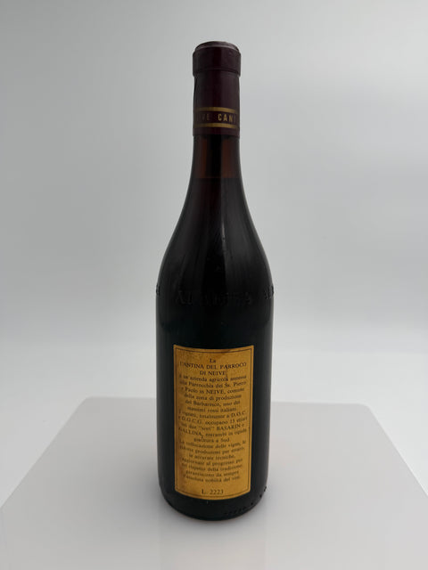 Parroco di neive, Barbaresco 1989