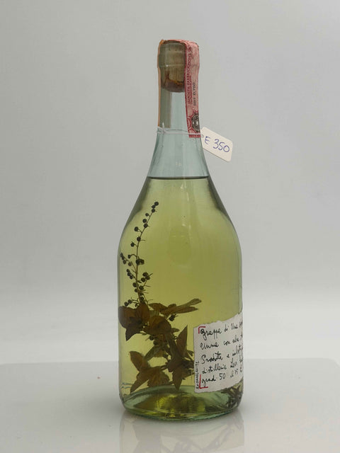 Grappa Romano Levi, Grappa di una donna selvatica umma con estra  assenzio e menta , 1992, 116