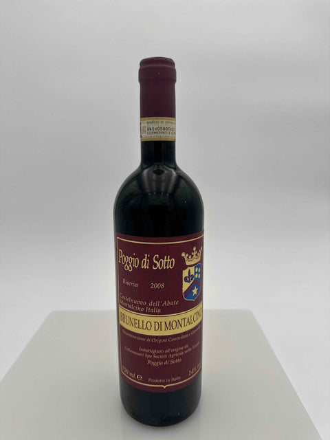 Brunello di Montalcino, Poggio di Sotto Riserva 2008