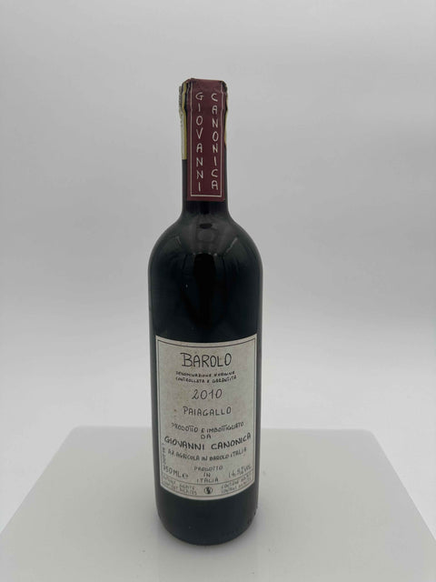 Barolo Paiagallo, Giovanni Canonica, 2010