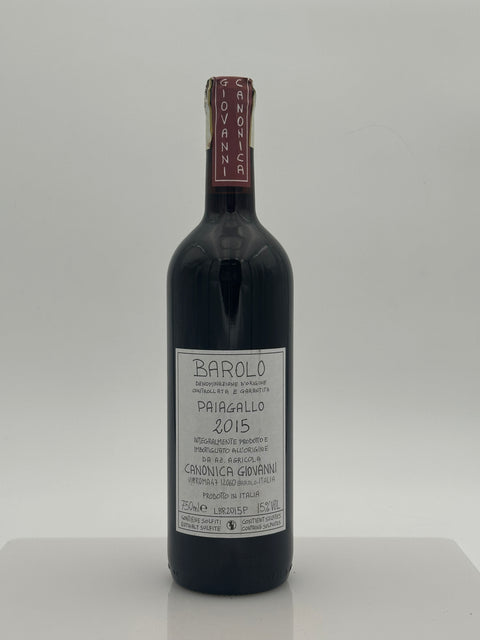 Barolo Paiagallo, Giovanni Canonica, 2015 - European Best Wine