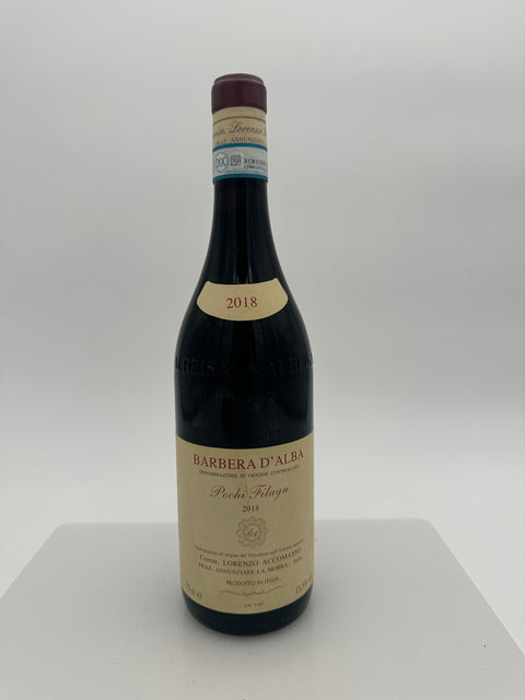 Lorenzo Accomasso, Barbera D'Alba 2018, Pochi Filagn - European Best Wine
