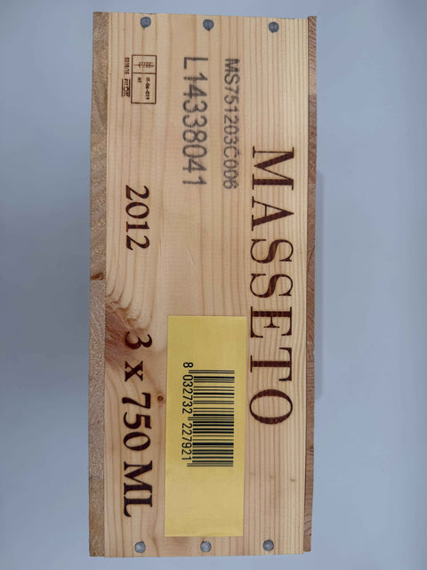 Masseto, 2012, Box x 3