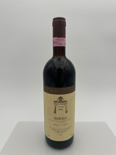 Cabutto, Barolo Vigna la Volta, 1990 - European Best Wine