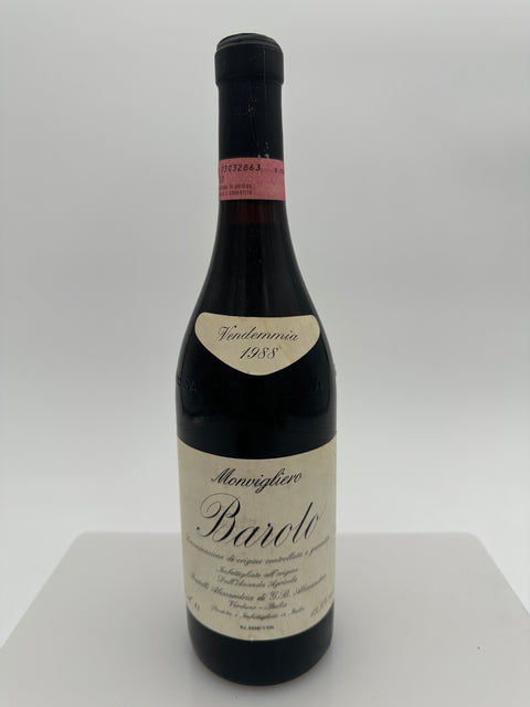 Monvigliero, Barolo Fratelli Alessandria, 1988 - European Best Wine