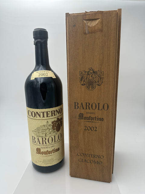Doppio Magnum Conterno, Monfortino, Barolo Riserva 2002 - European Best Wine