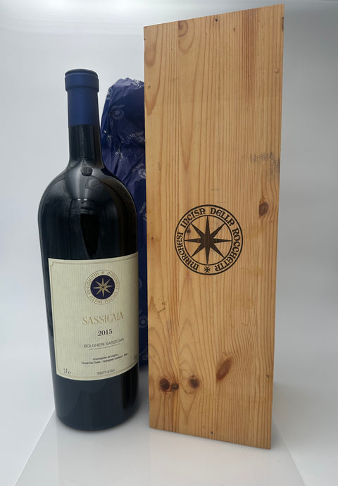 Doppio Magnum Sassicaia, Bolgheri Sassicaia 2015, Tenuta San Guido - European Best Wine