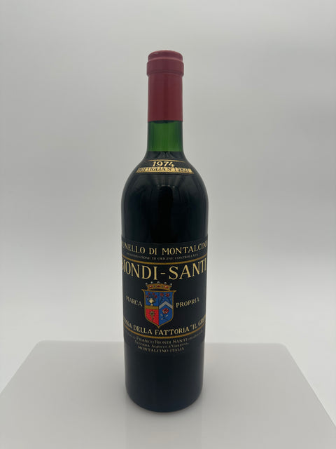 Brunello di Montalcino, Biondi Santi, 1974 - European Best Wine