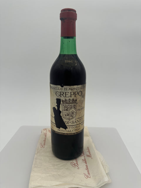 Brunello di Montalcino, Biondi Santi, 1964 Greppo - European Best Wine