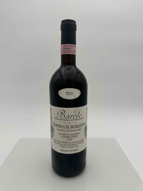 Comm. G.B. Burlotto, Monvigliero Barolo,  1999