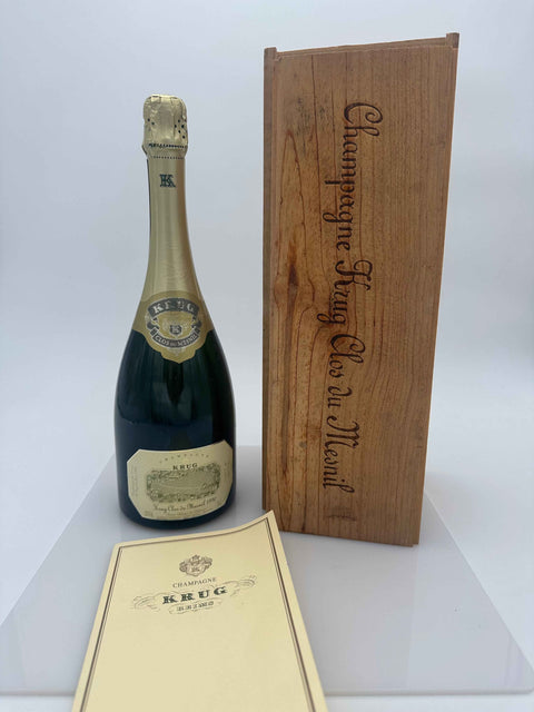 Champagne Krug, 1990, Clos Du Mesnil, Brut Blancs de Blancs