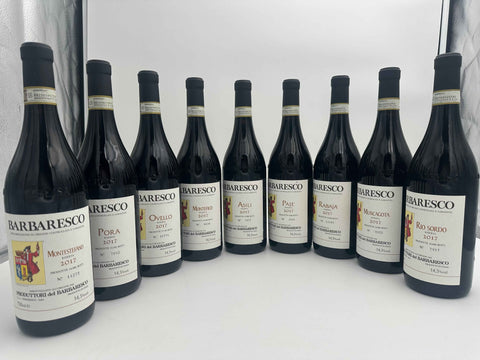 Produttori del Barbaresco, Rio Sordo, Rabaja, Montestefano, Asili, Ovello, Pora, Montefico, Paje, Muncagota 2017