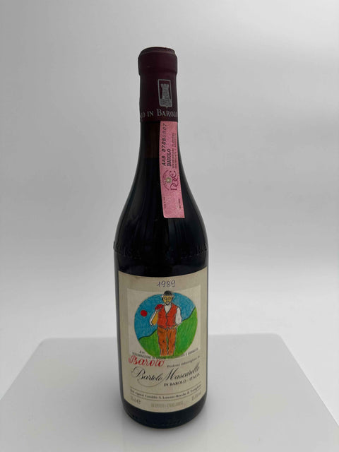 Bartolo Mascarello, Barolo 1989, Hand Drawn Labels by Bartolo