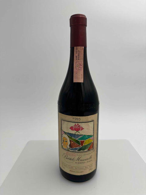 Bartolo Mascarello, Barolo 1993, Hand Drawn Labels by Bartolo