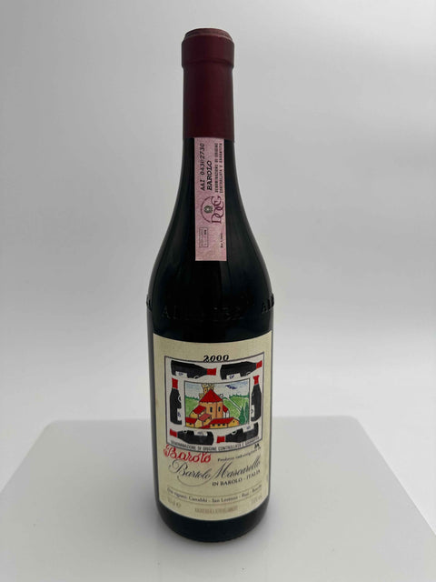 Bartolo Mascarello, Barolo 2000, Hand Drawn Labels by Bartolo