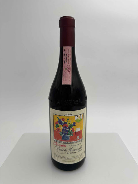 Bartolo Mascarello, Barolo 1998, Hand Drawn Labels by Bartolo