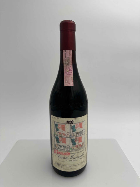 Bartolo Mascarello, Barolo 1998, Hand Drawn Labels by Bartolo