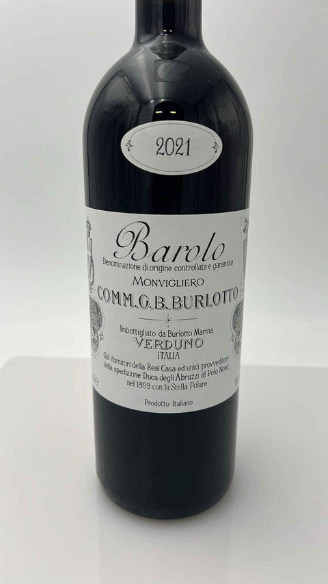 Comm. G.B. Burlotto, Barolo,  2021, Monvigliero, Verduno