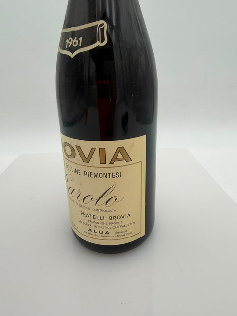 Barolo Brovia,  Fratelli Brovia, 1961