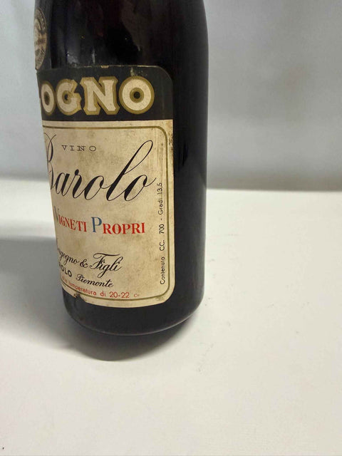 Barolo, Giacomo Borgogno, riserva 1978