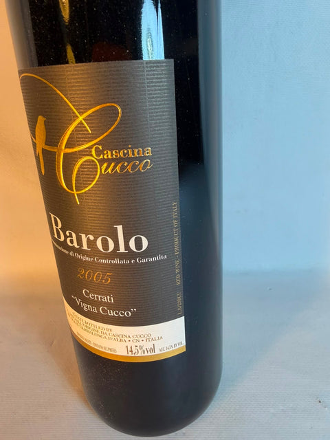 Cascina cucco, Cerrati Vigna Cucco Barolo, 2005
