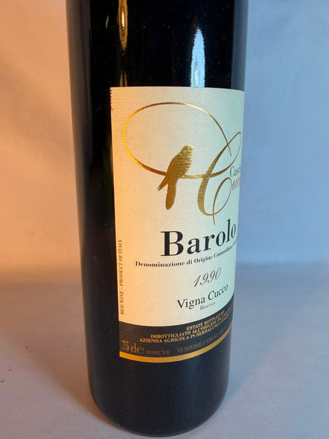 Cascina cucco, Vigna Cucco Barolo, Riserva 1990